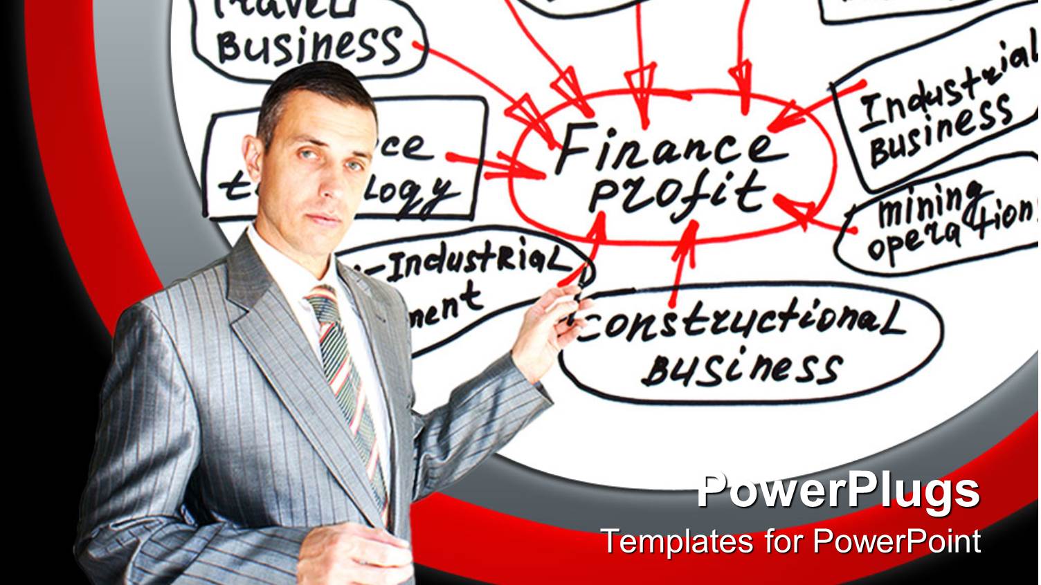 a Professional with a Number of Finance Related Stuff in the Background