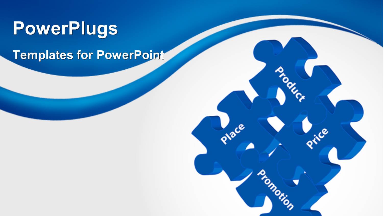 Puzzle Pieces with Keywords Such as Product, Price, Place and Promotion Depicting 4P Marketing Management Model