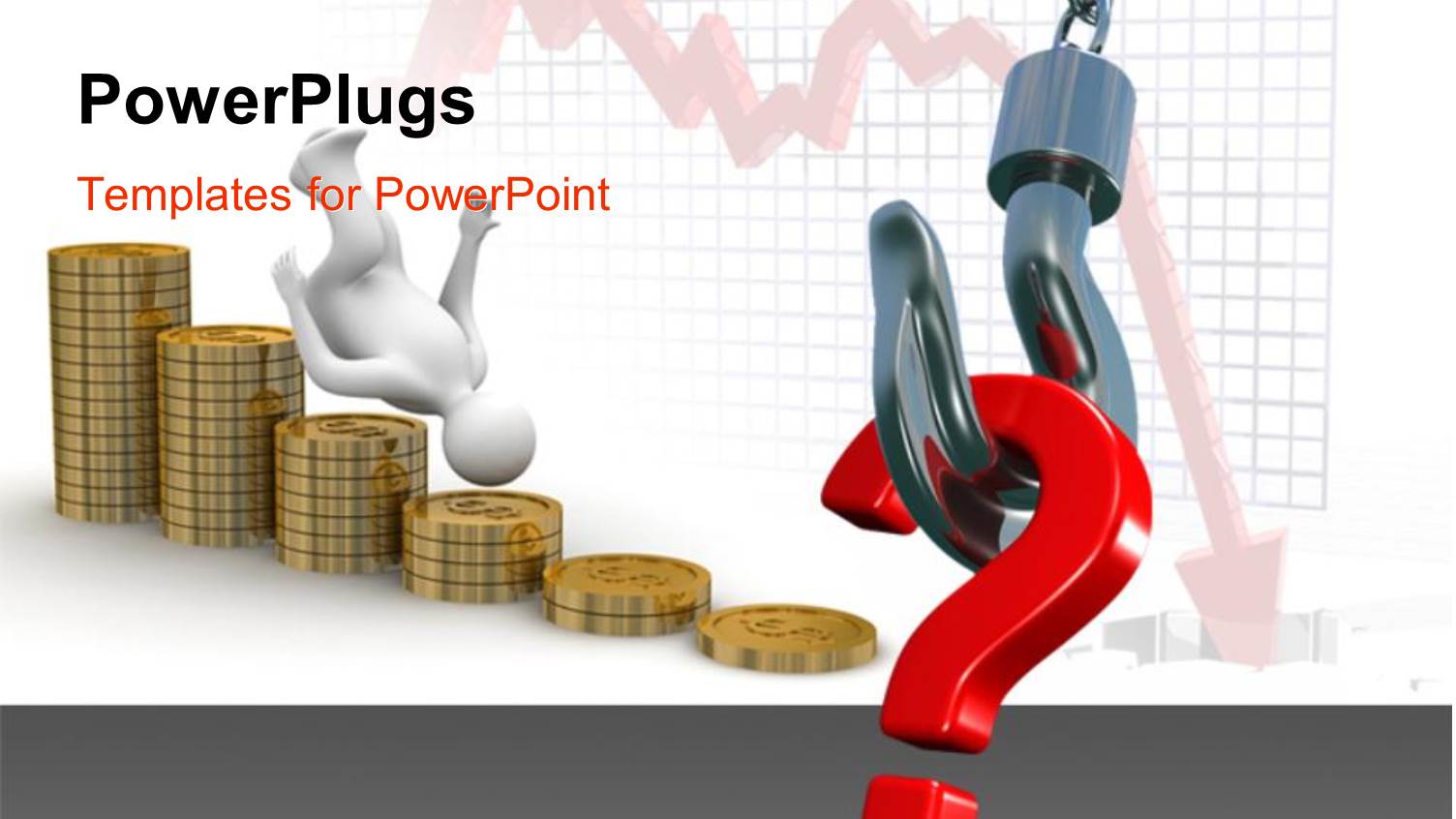 a Question Mark Being Lifted with Coins in the Background