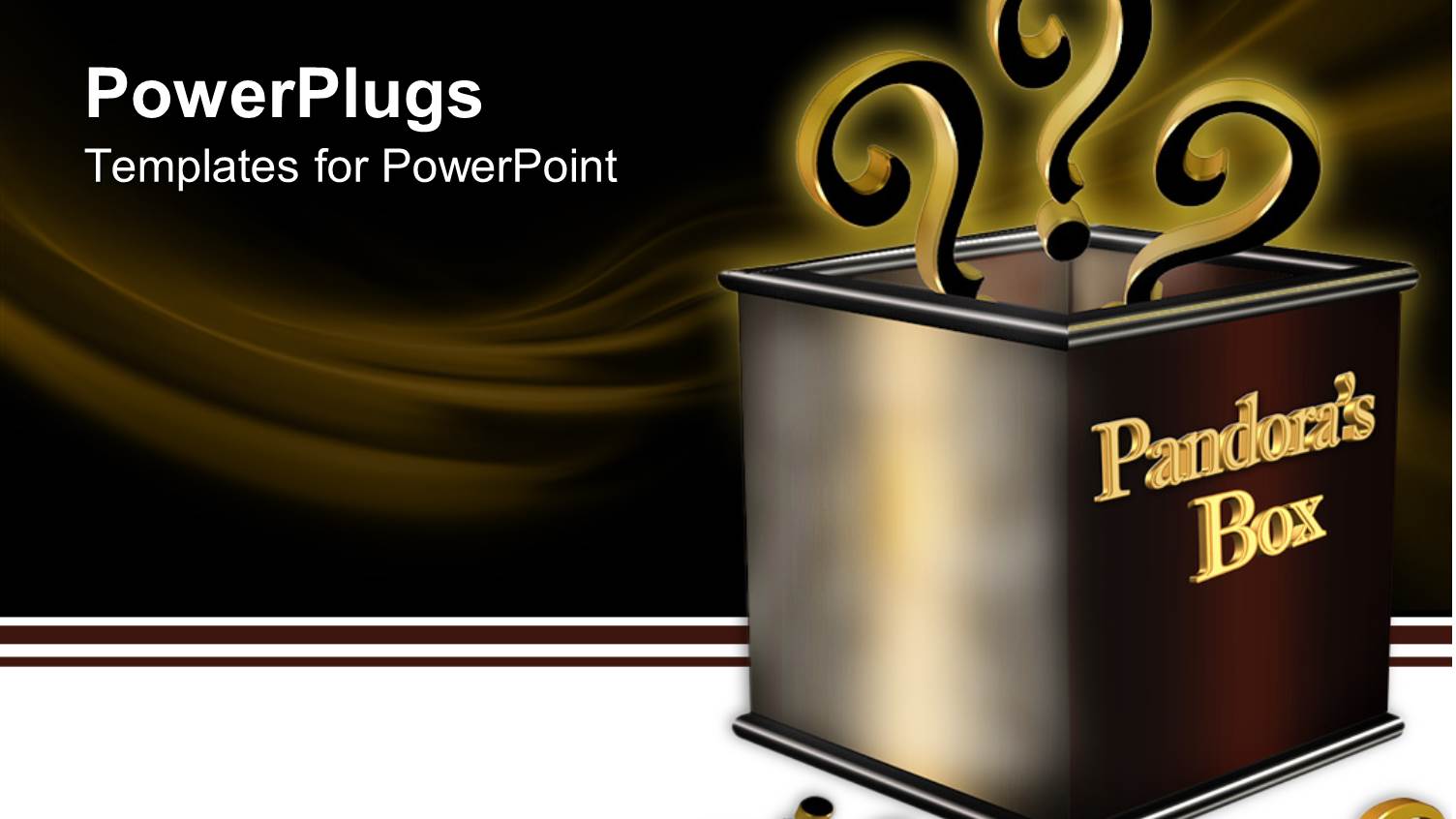 Question Marks Emerging from Pandora's Box