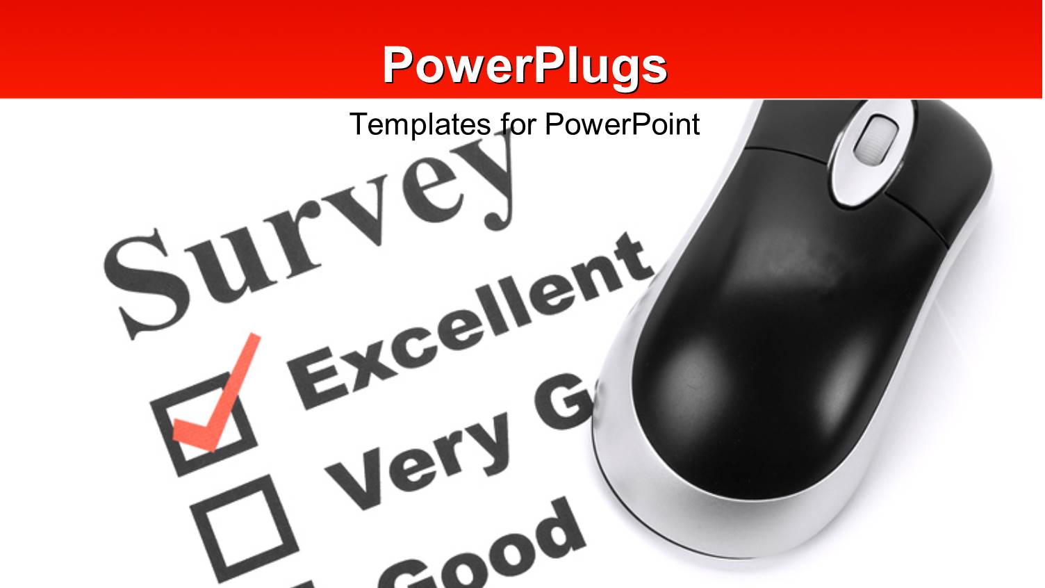 Questionnaire and Computer Mouse Close Up with Feedback Options