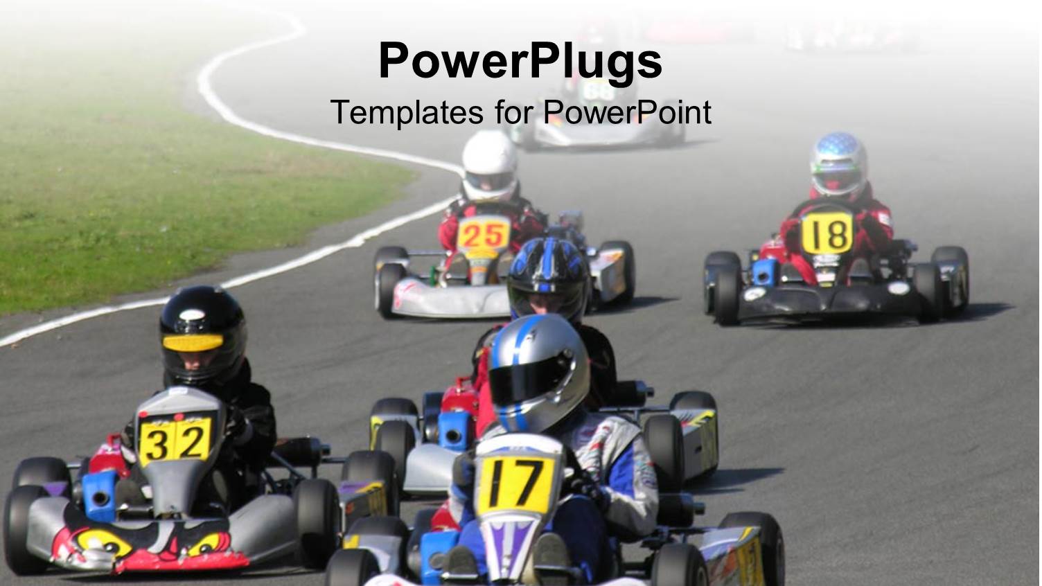 some Race Cars Moving on a Plain Tarred Road