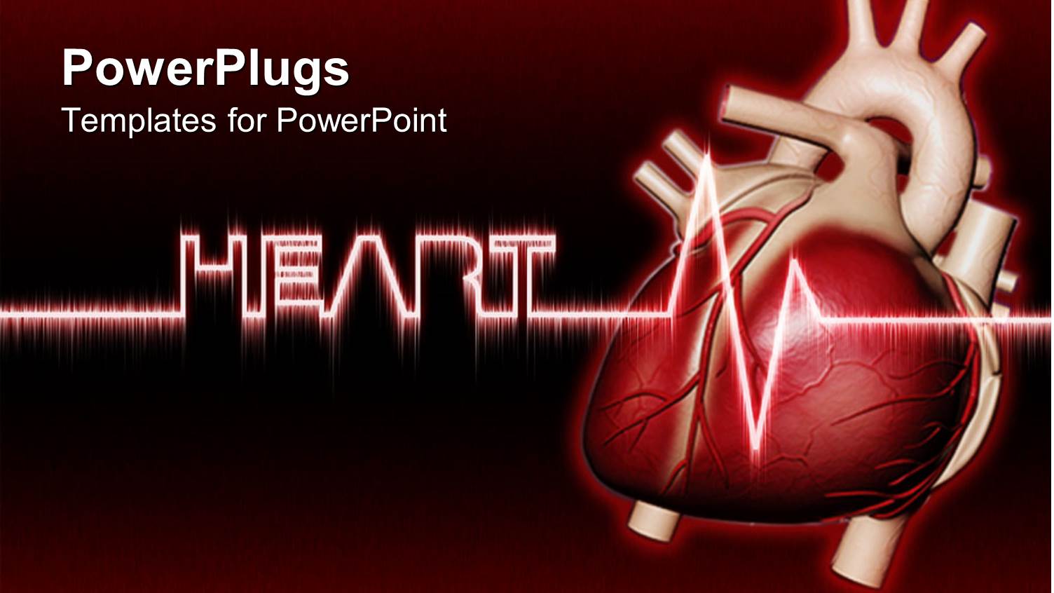 Real Human Heart with Heartbeat, Heart Written in Cool Text