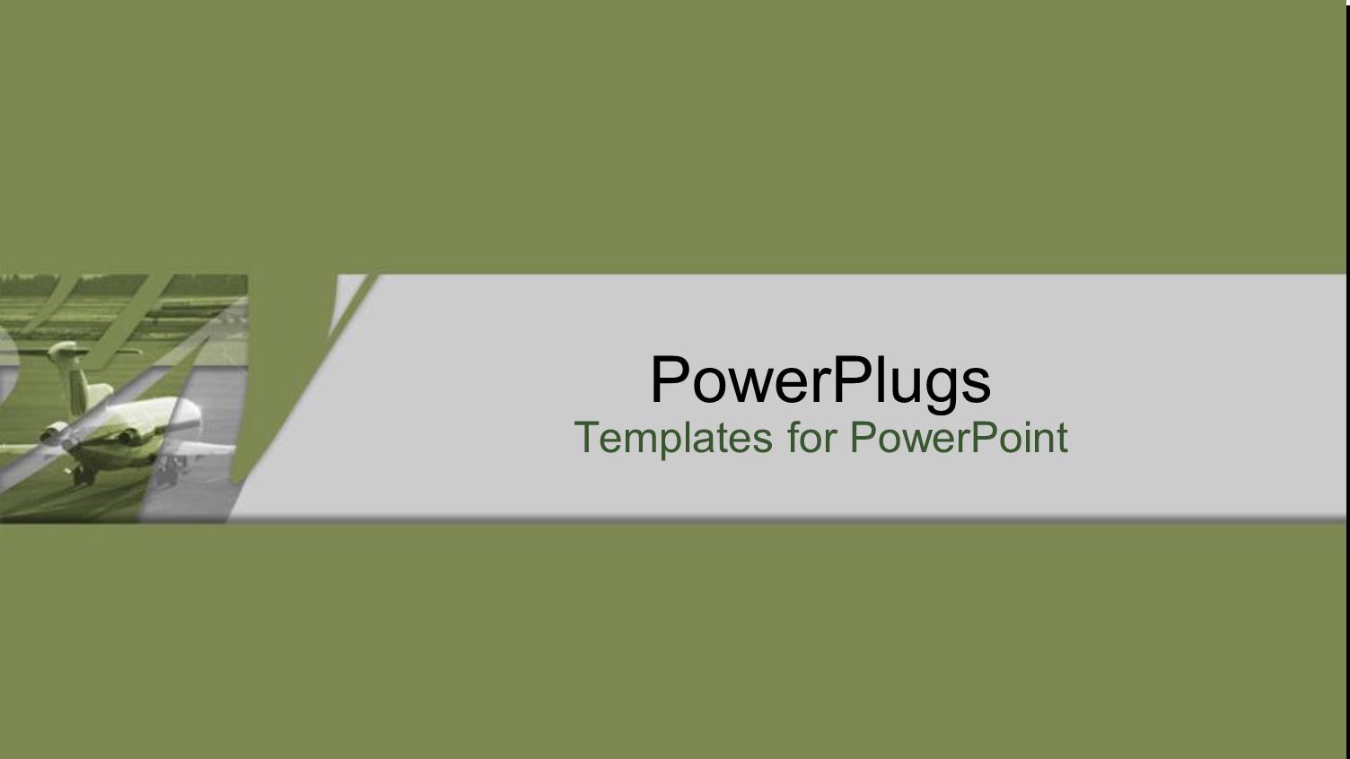 Rear of Jet Plate on Green Background