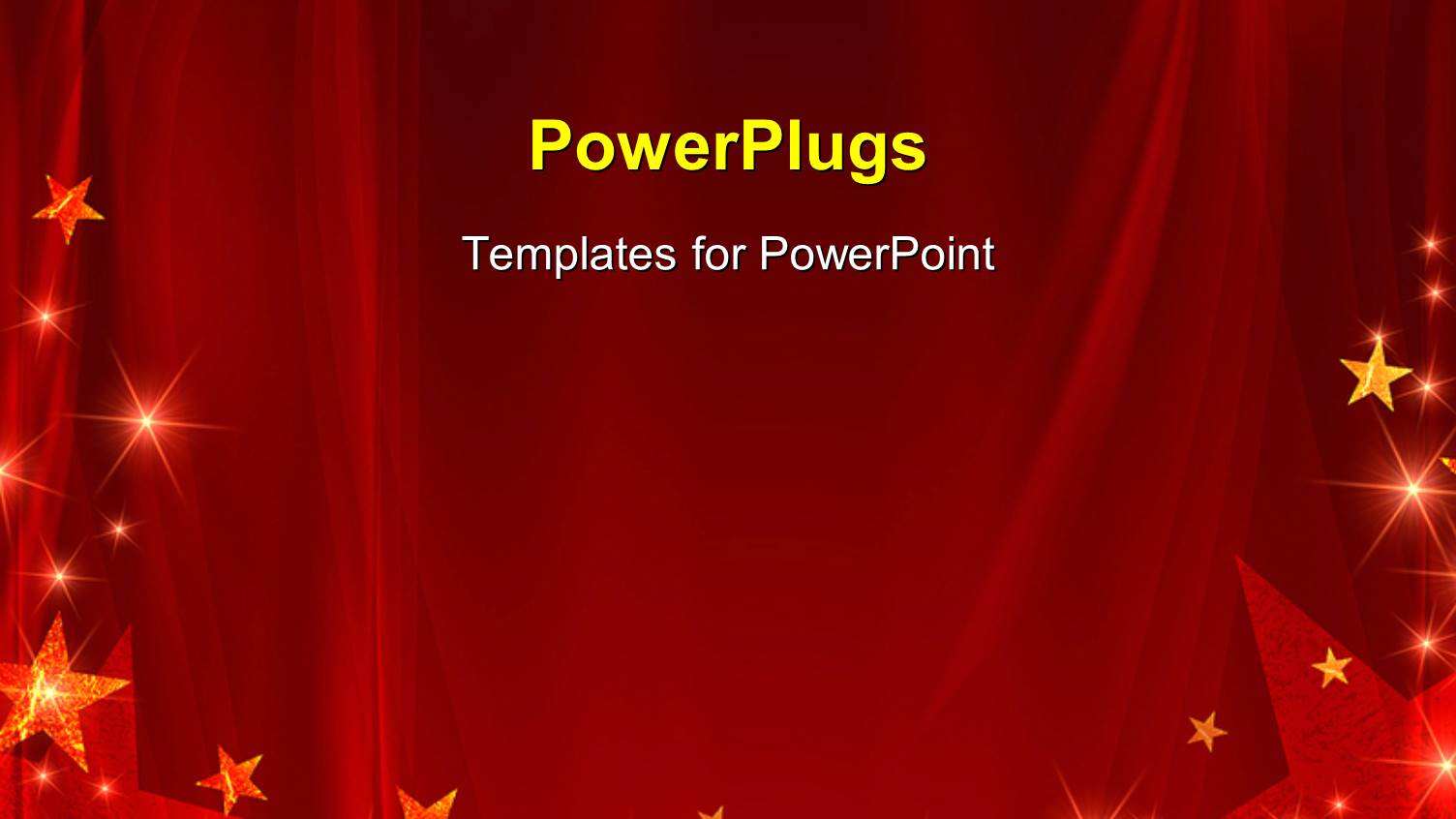 Red Celebration Background with Glowing Stars and Sparkles