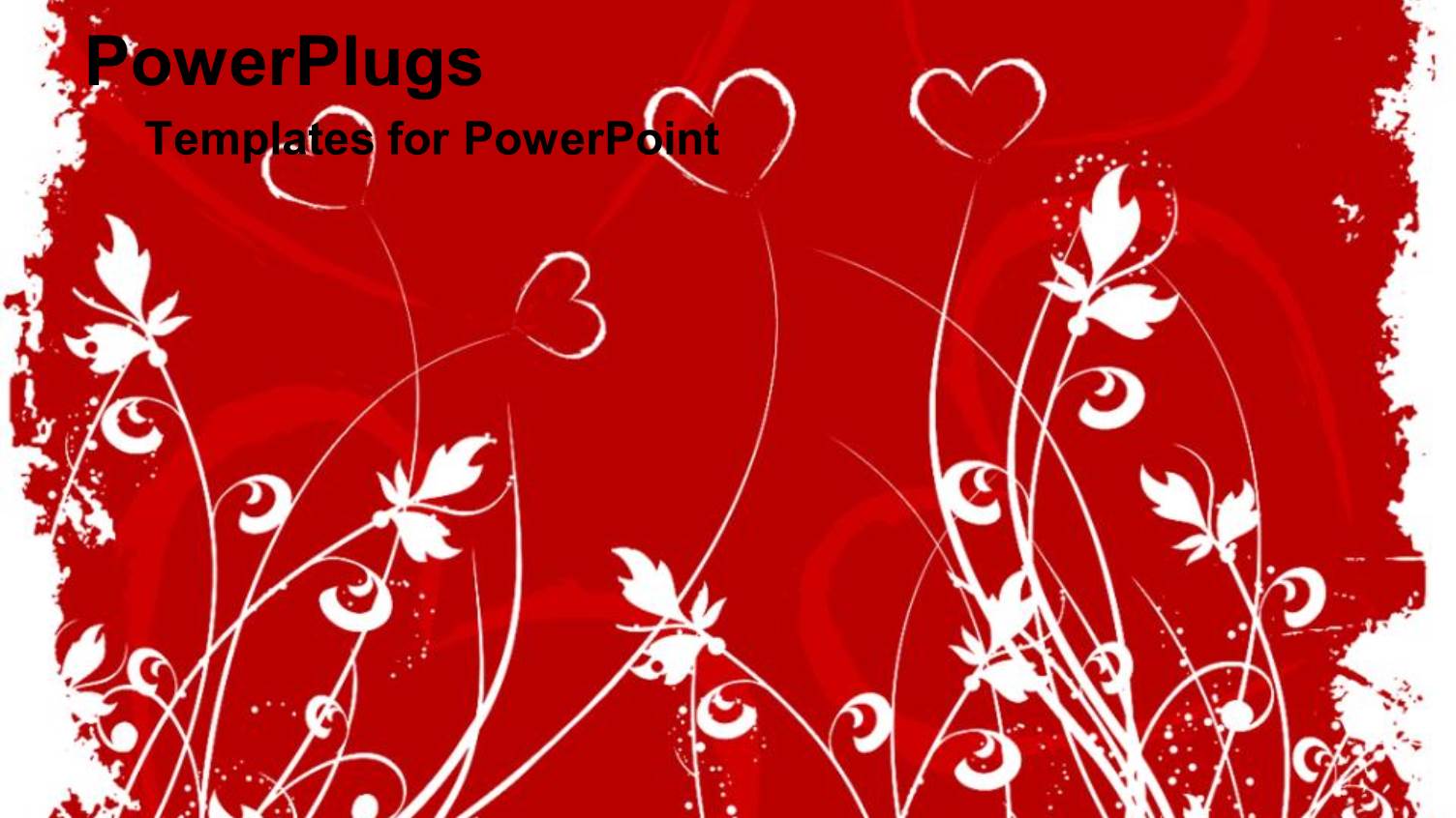 Red Flowers as Hearts Graphics
