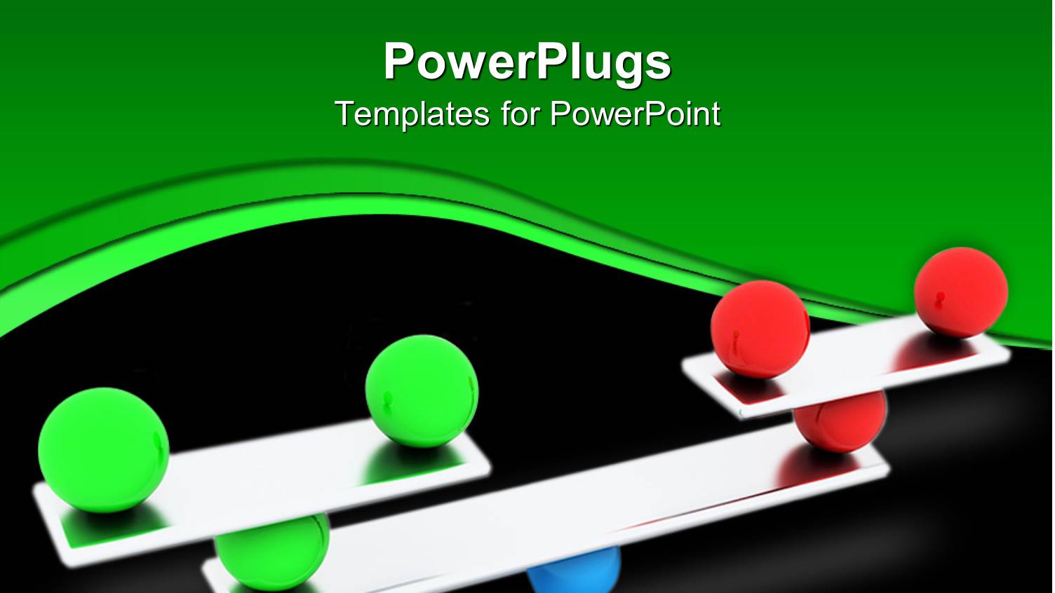 Red, Green and Blue Balls Carefully Balanced on a Silver Scale