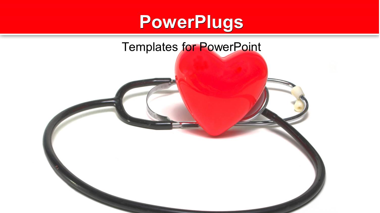 Red Heart Symbols Sitting Beside Stethoscope on White Background