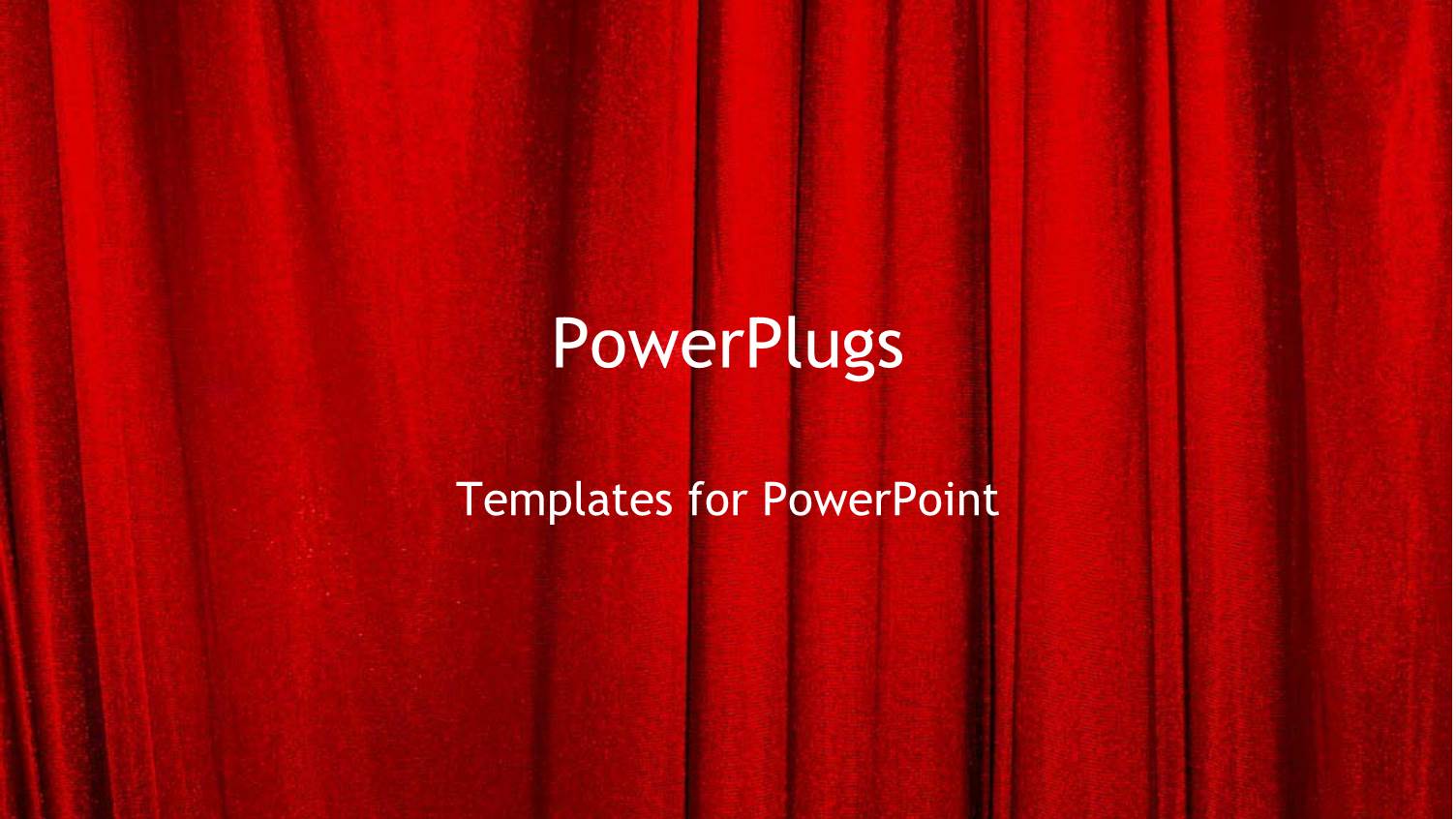 Red Theater Curtains on Stage Closed for Entertainment and Actors