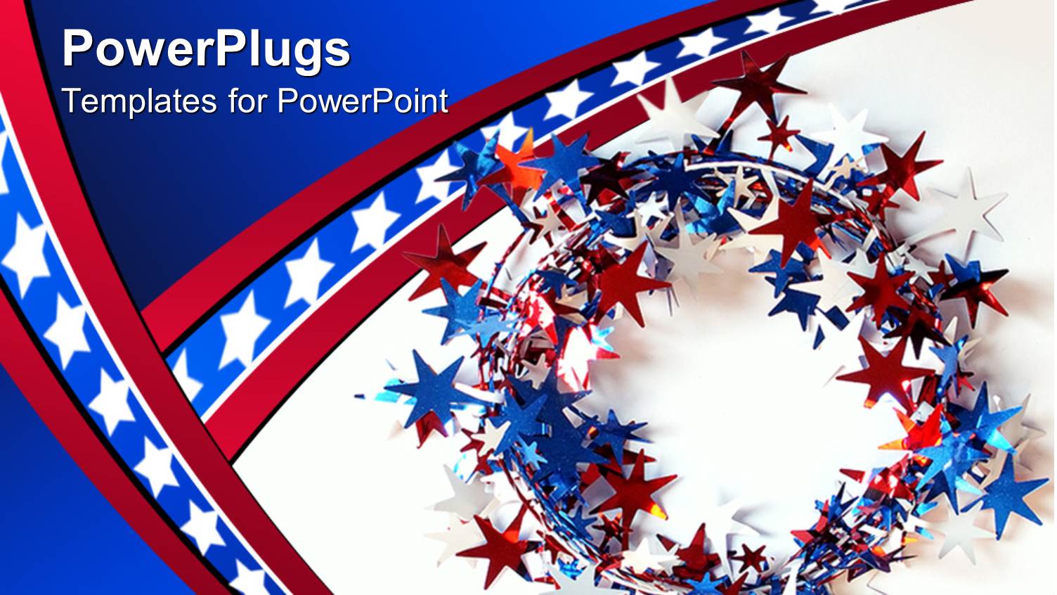 Red, White, and Blue Star Wreath