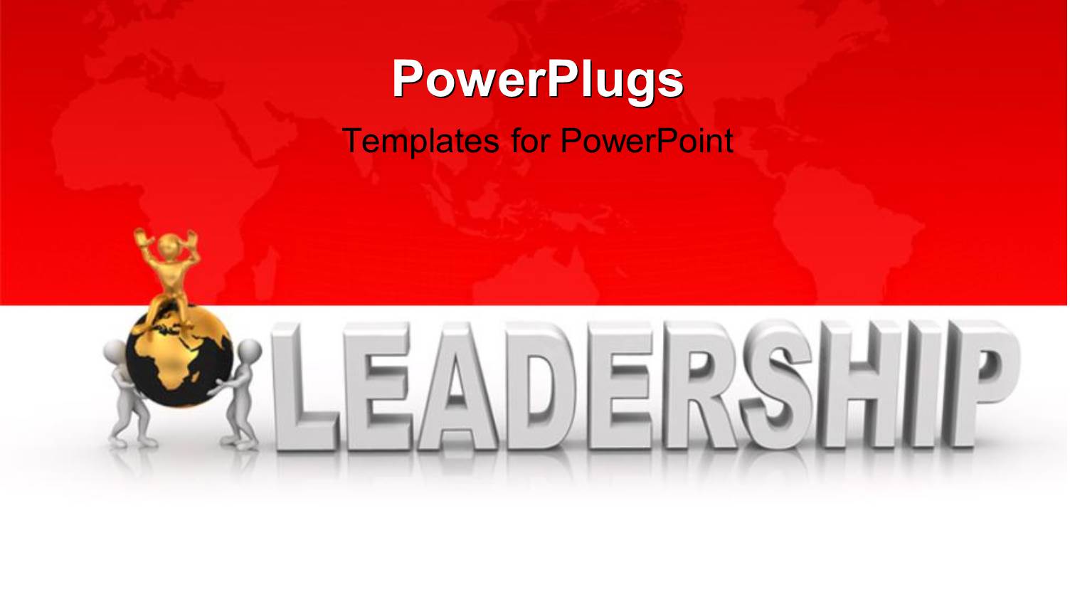 a Red and a White Part in the Background with a Globe in Front