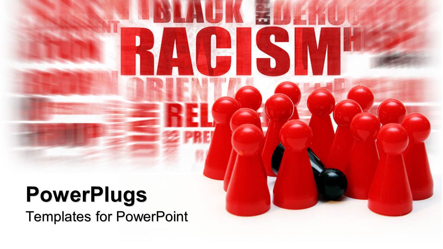 Red and White Pin Heads with a Text that Spell Out the Word 