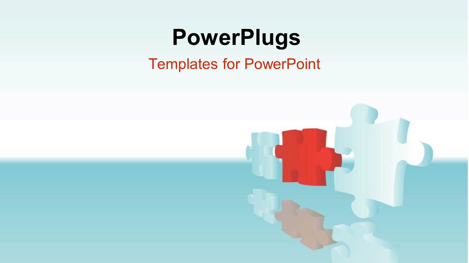 Red and White Red Puzzles on Blue Base