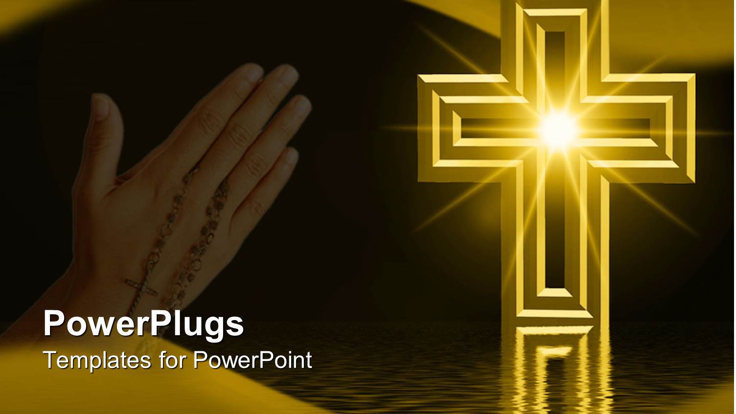 the Reflection of Holy Light Inside the Holy Cross