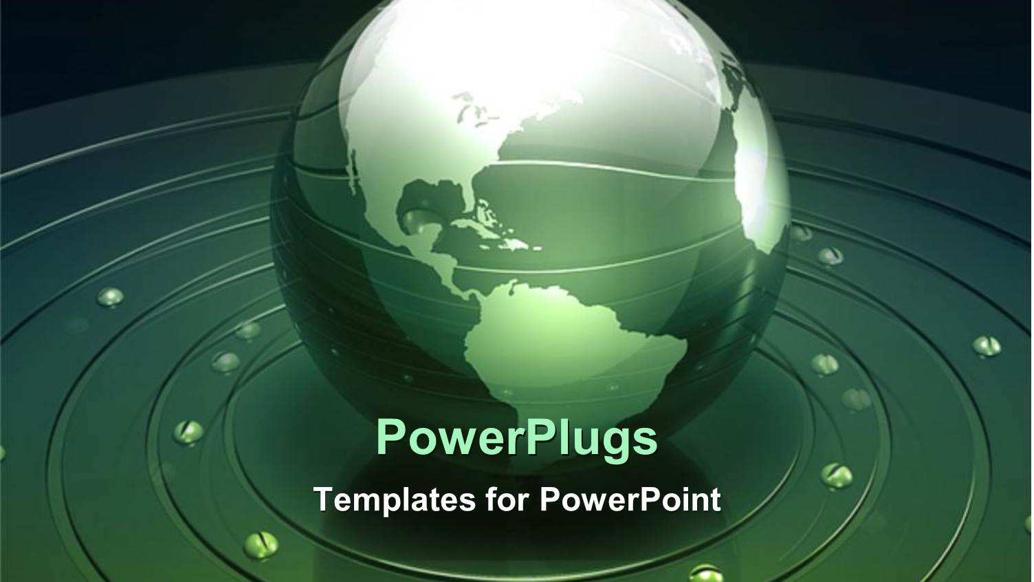 Reflective Globe on Metallic Base with Screws