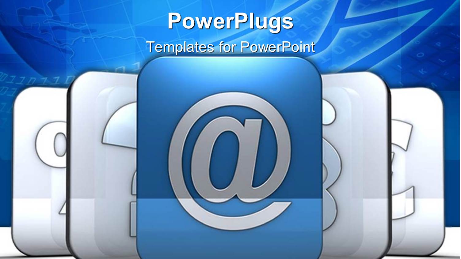 Rendering of Different Symbols with Email Symbol in Front