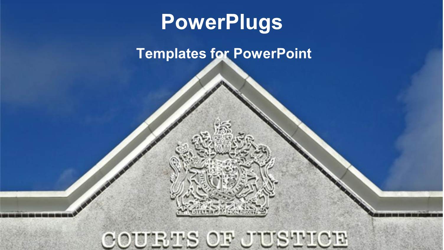 a Representation of the Building of Court of Justice