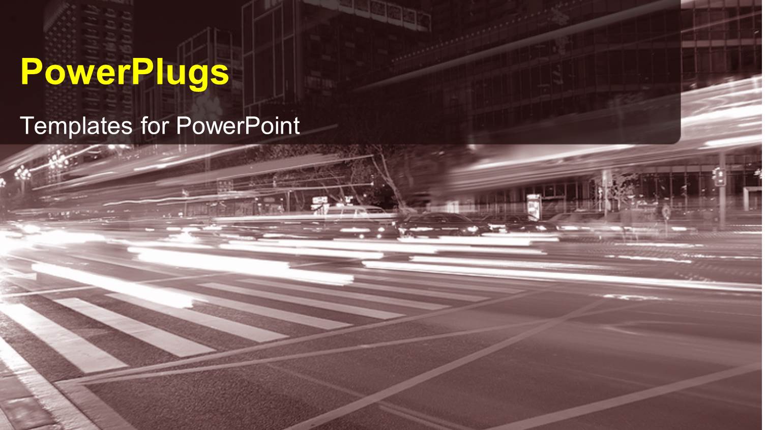 the Representation of a Busy Road with a Lot of Lights