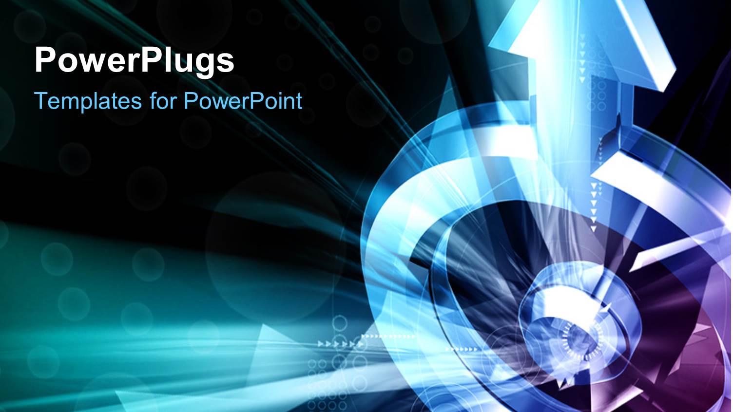 a Representation of a Circle with Bluish Background