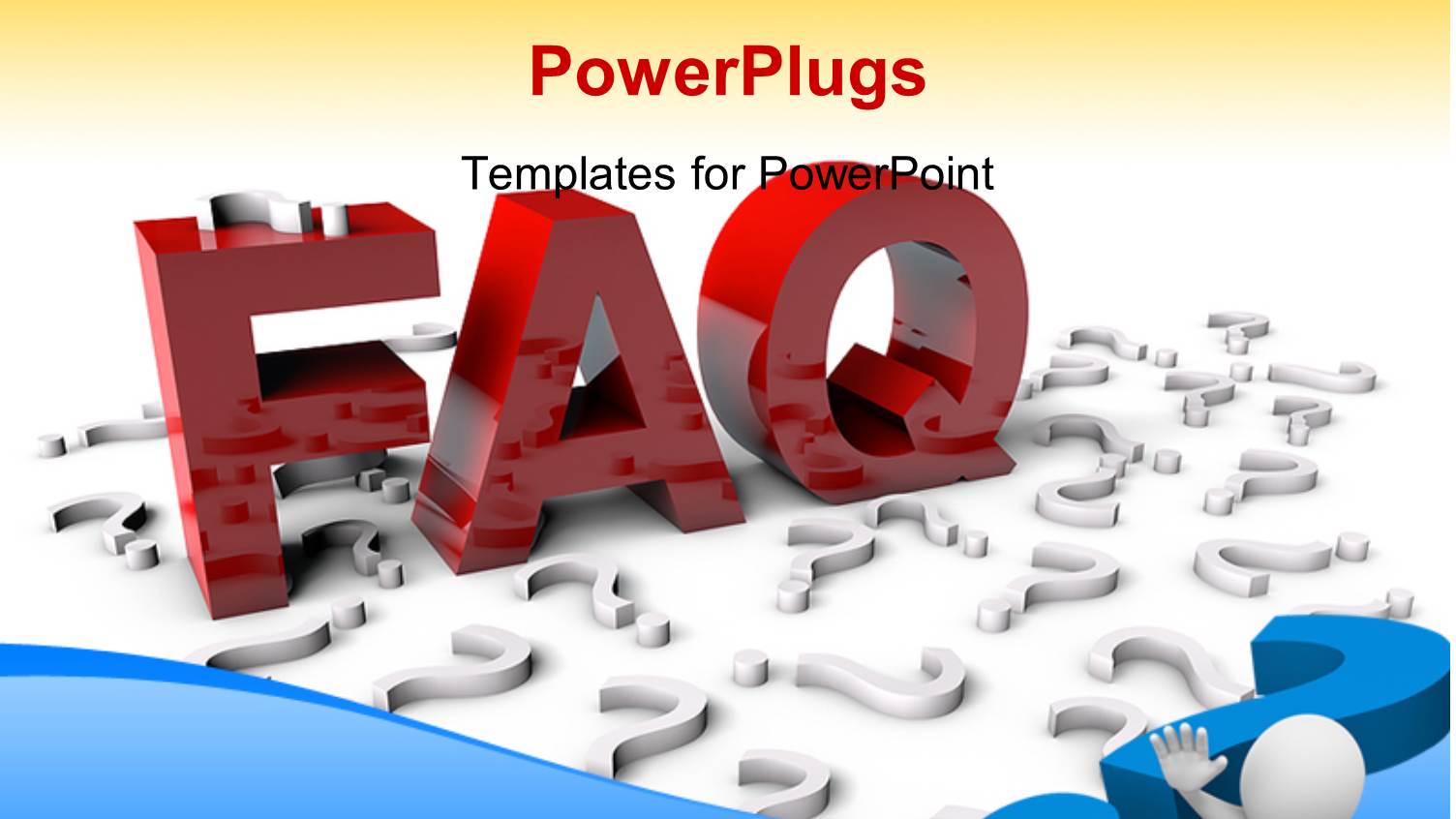 the Representation of FAQ with Yellowish Background