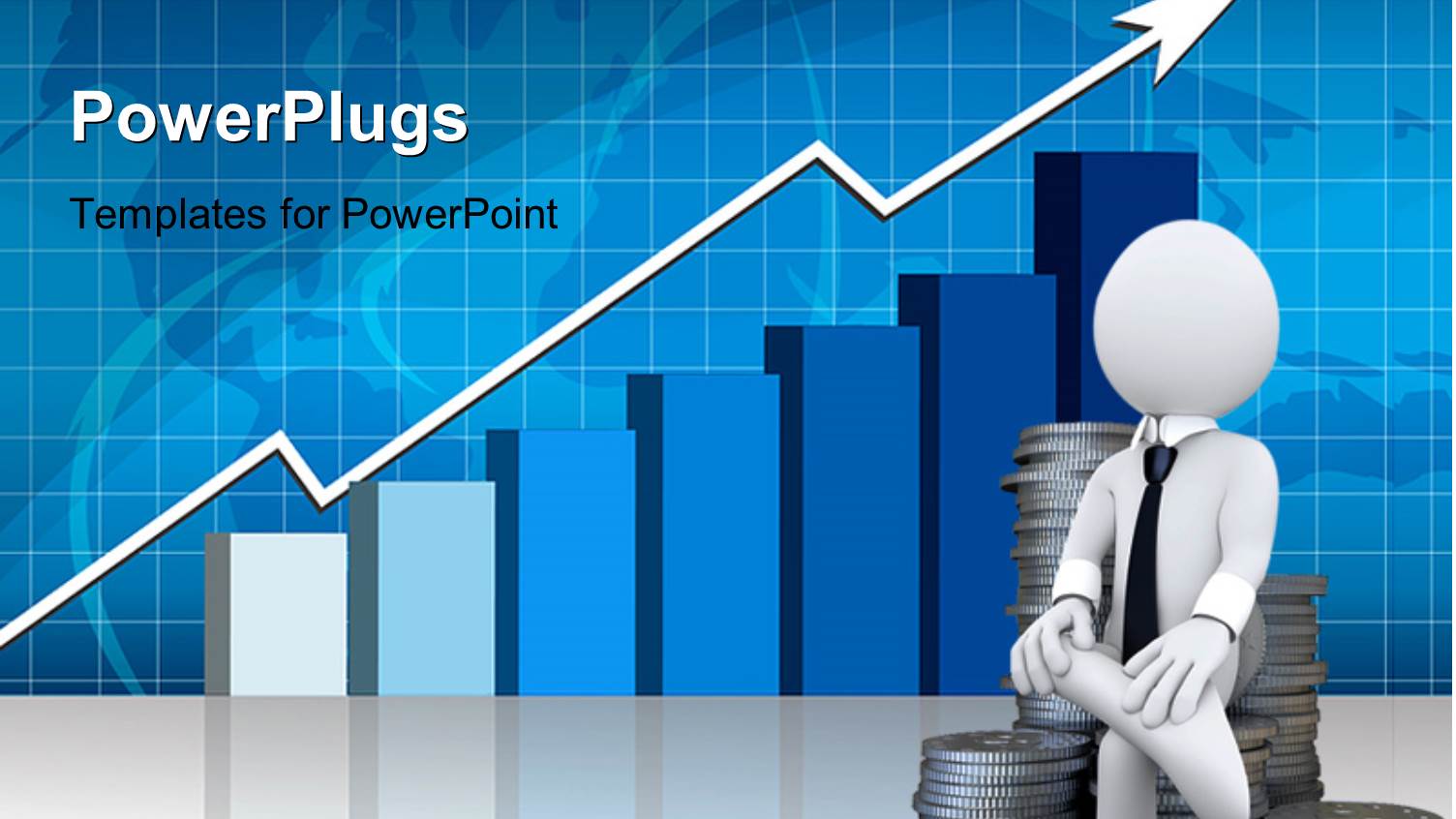 a Representation of a Growth Graph with Bluish Background