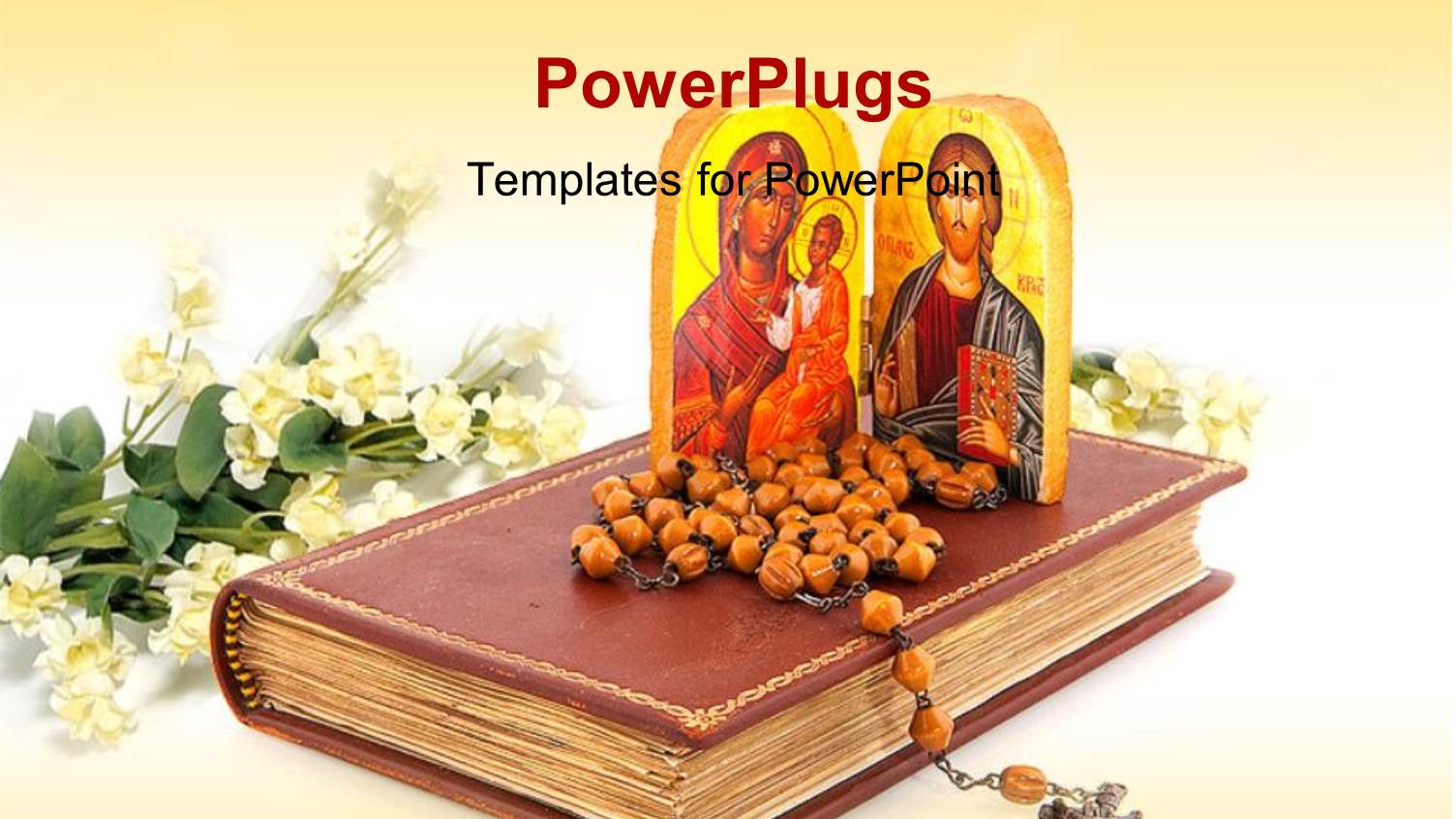 a Representation of Jesus and Merry with a Holy Bible