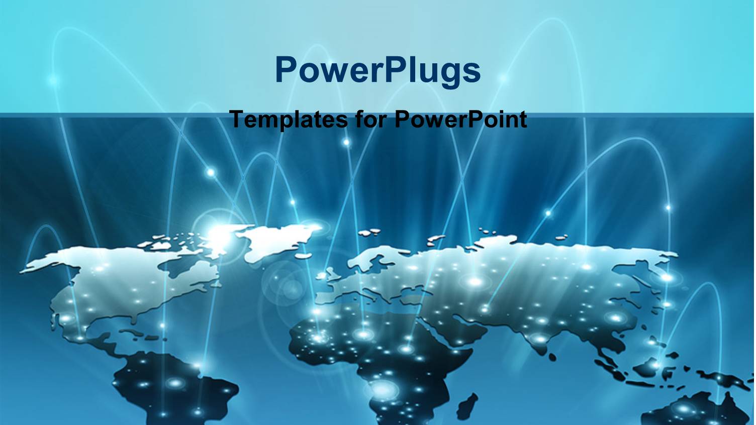 the Representation of Map of the Earth with Bluish Background