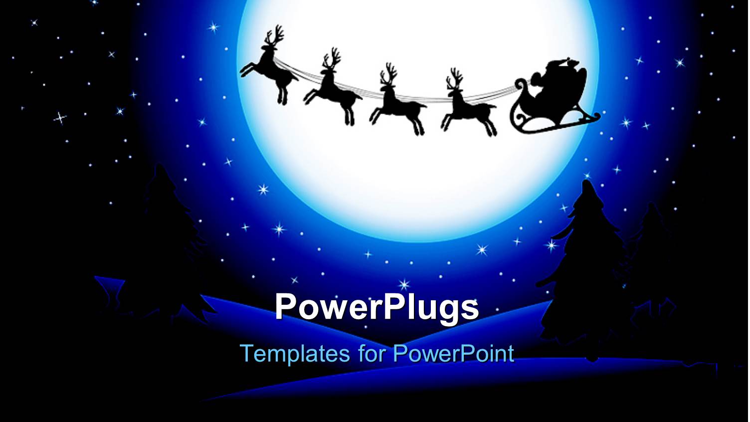 a Representation of Santa Travelling Towards Earth