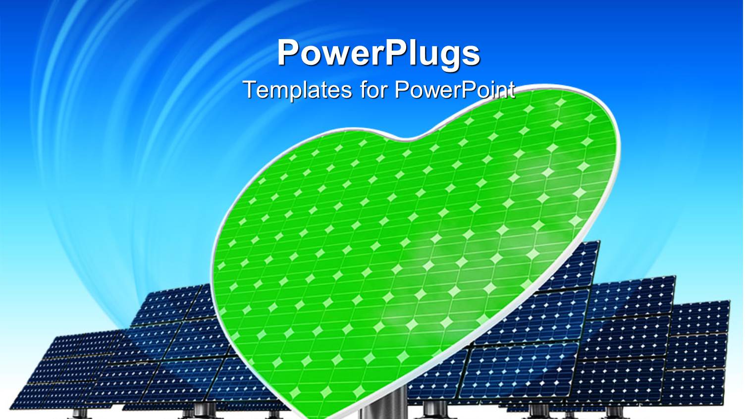a Representation of Solar Panels Along with a Heart in the Middle