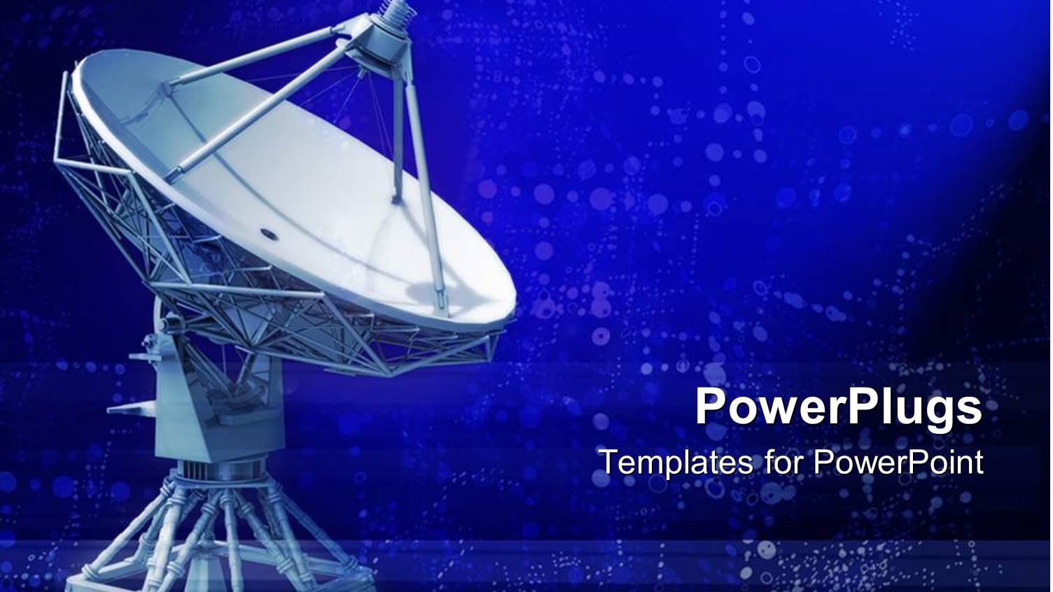 a Representation of a Telescope with Digital Background