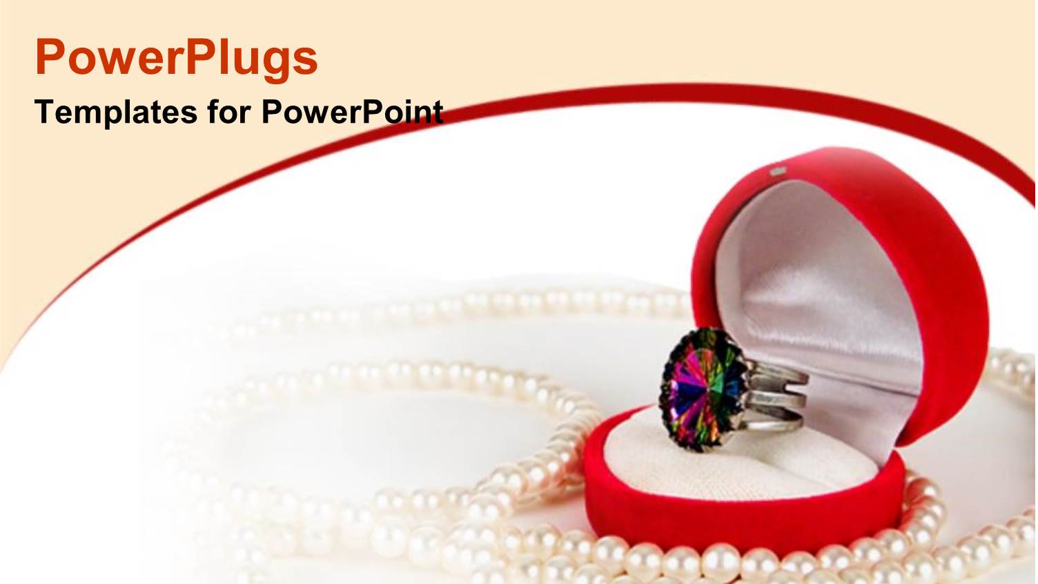 Ring in Red Heart Jewelry Box with Pearl Necklace, Shopping, Retail, Fashion, Accessories