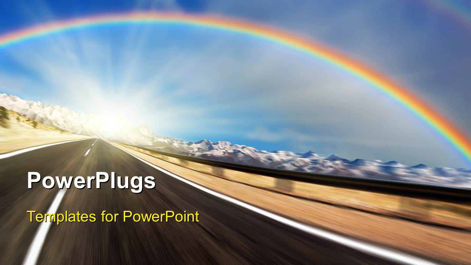 a Rainbow with a Lot of Clouds in the Background