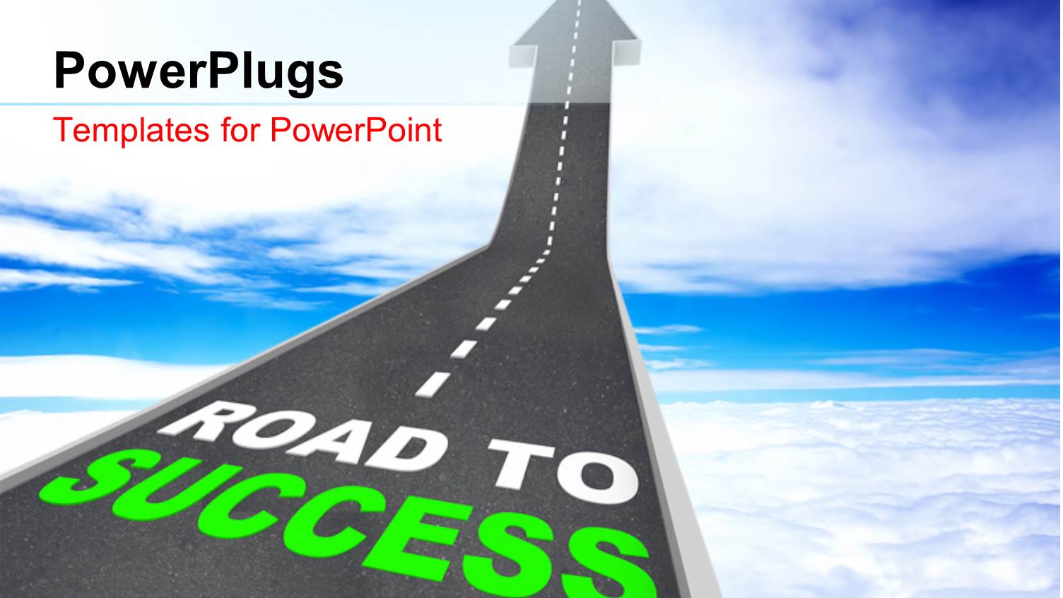 Road to Success, Words on Arrow Going Up