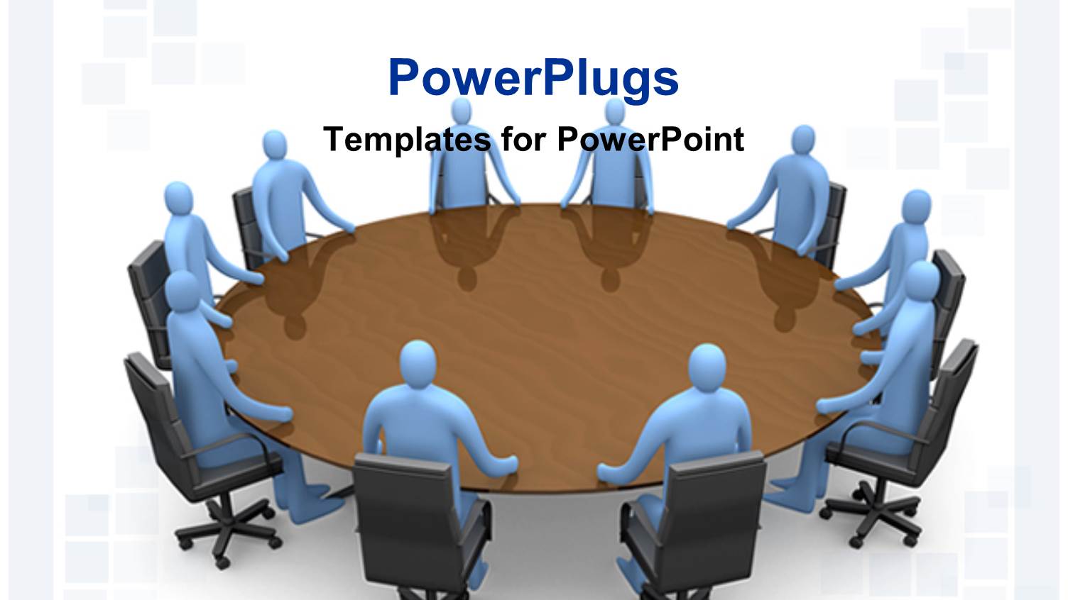 a Round Table Conference Going on in an Office with Clear Background