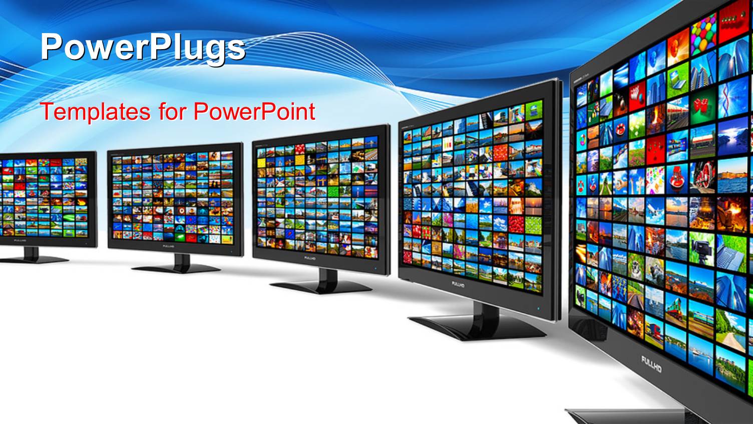 Five Screens with Lots of Tiles in it and Objects