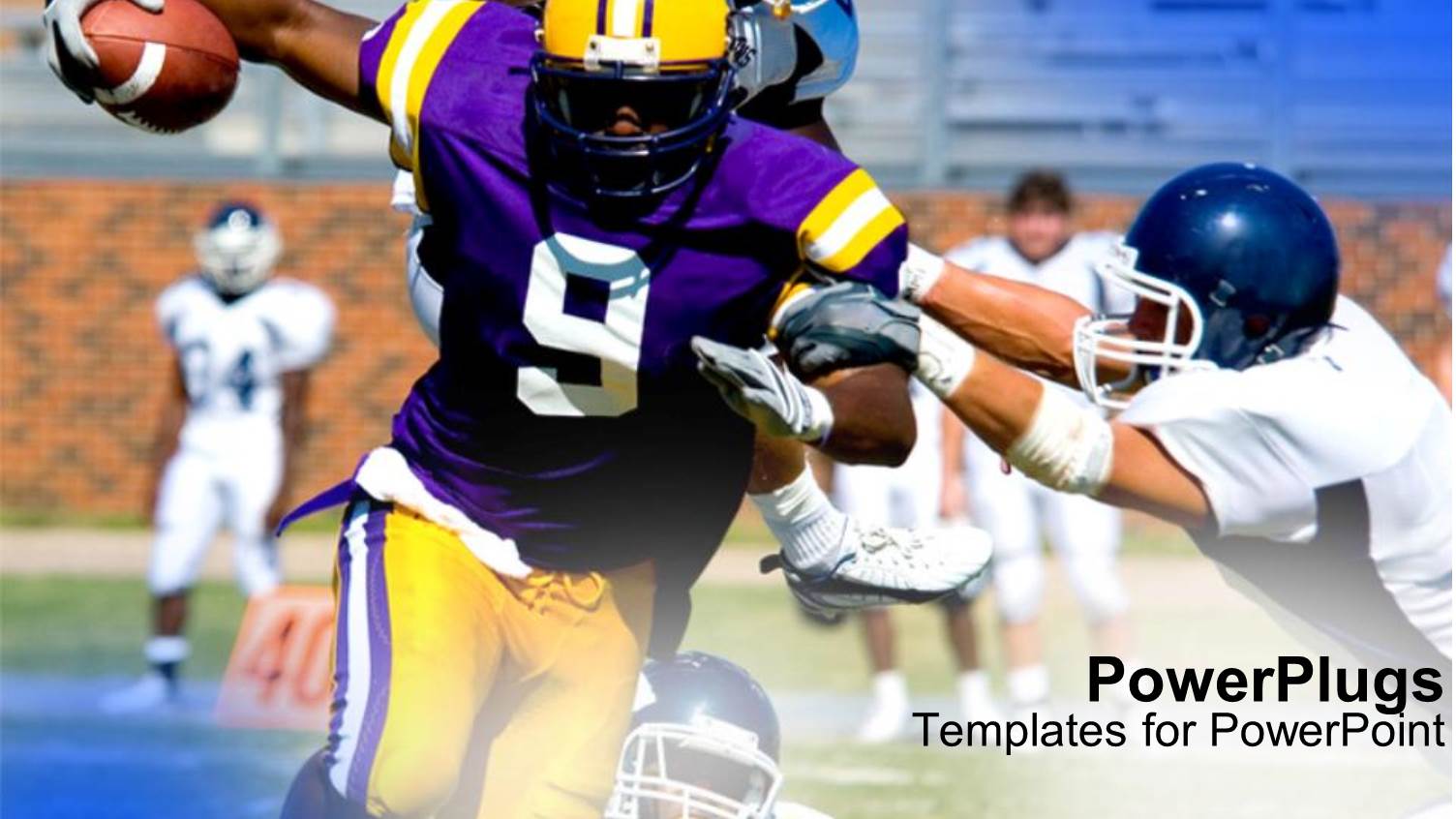 a Rugby Player Holding the Ball