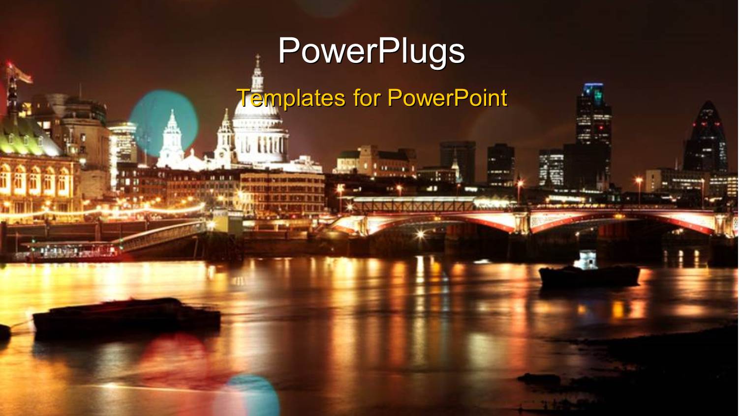 the Scene of a City at Night