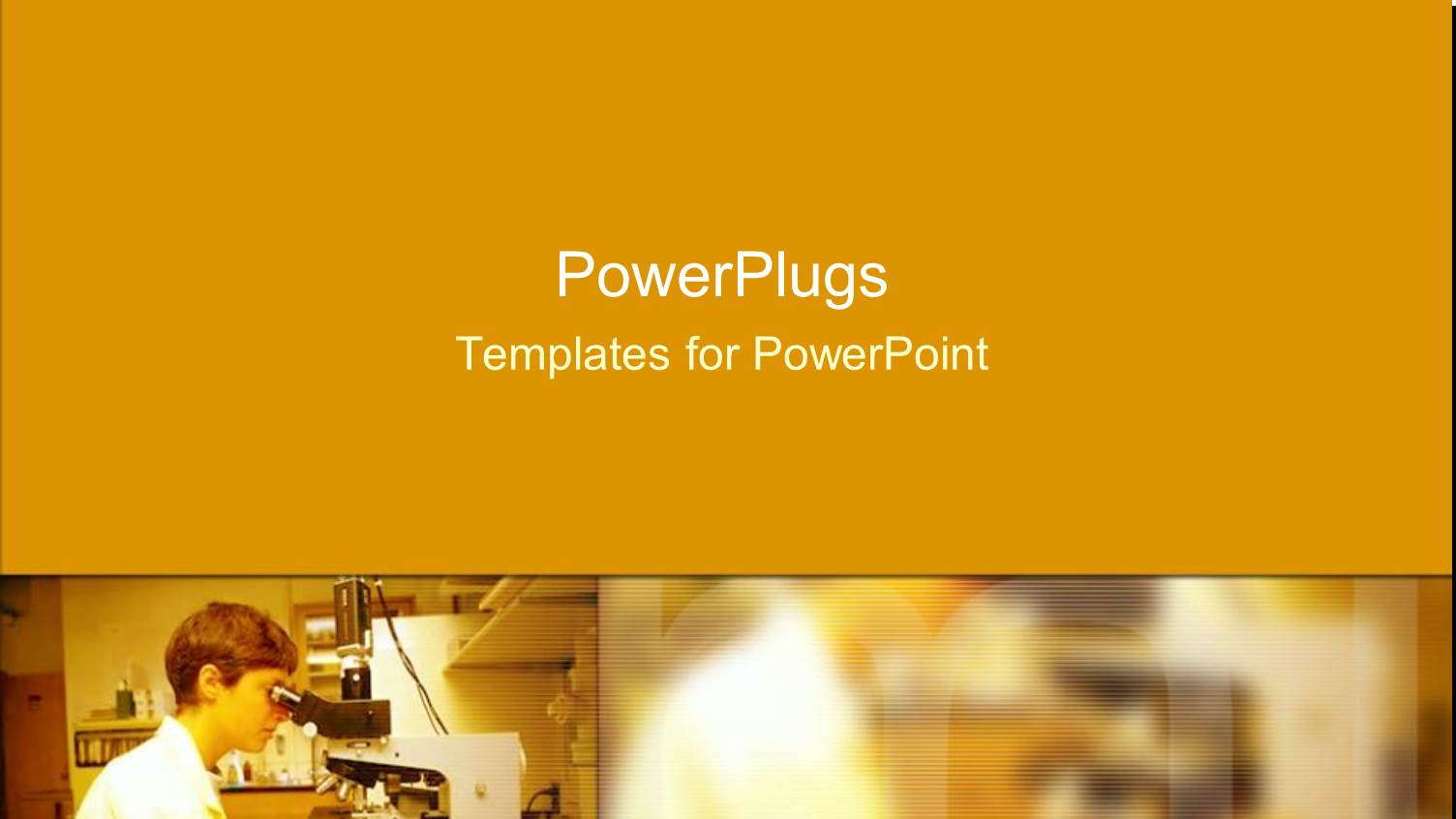 Scientist Viewing Specimen Under Microscope, Laboratory, Research