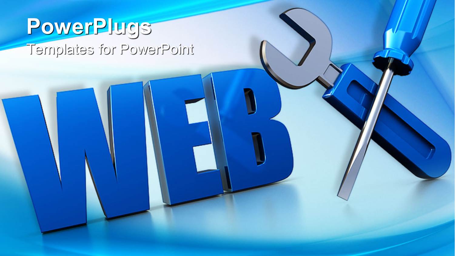 a Screw Driver and a Wrench Along with the Word Web in Front