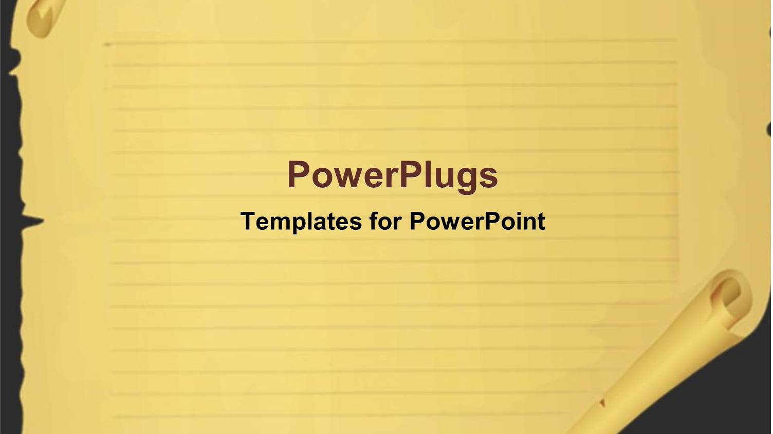 Scrool Paper with Cuts and Tears, Broken Paper Margins, Lined Paper