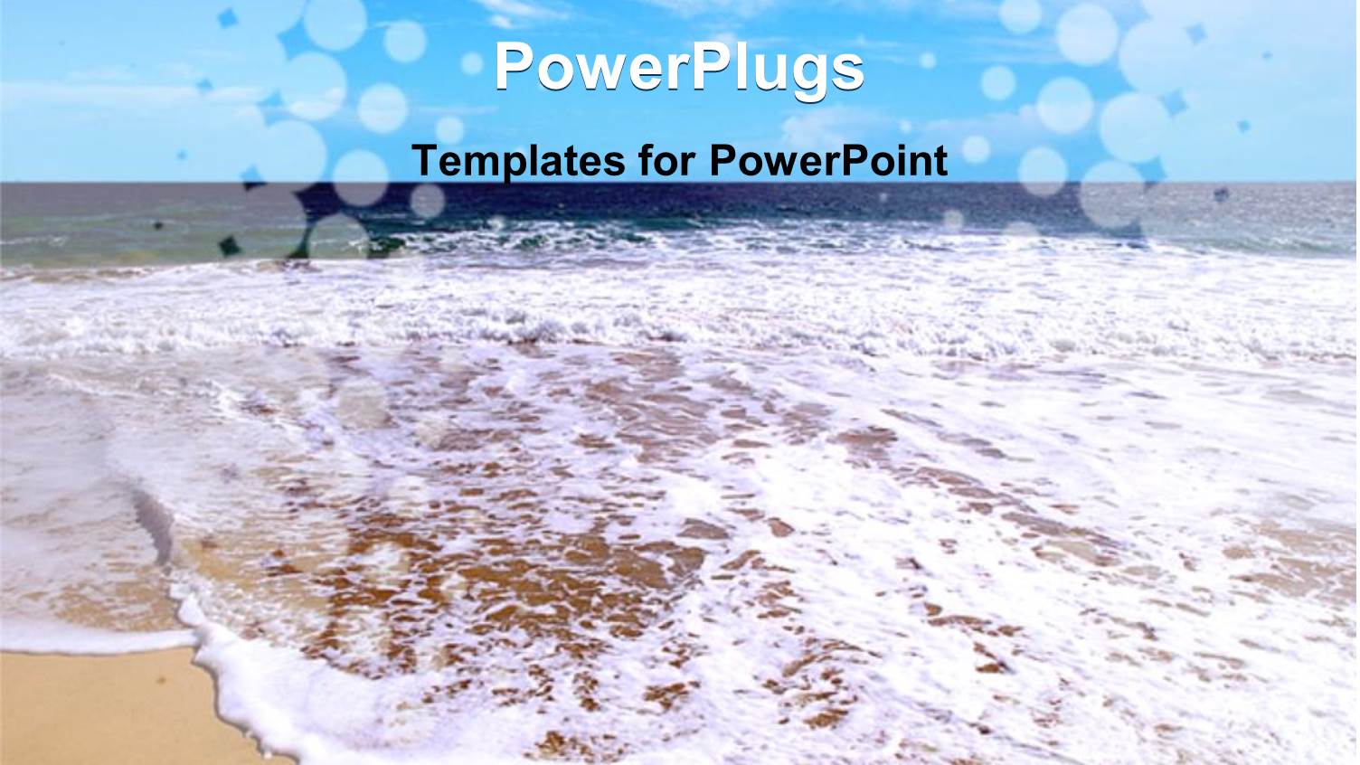 a Sea with a Clear Sky in the Background