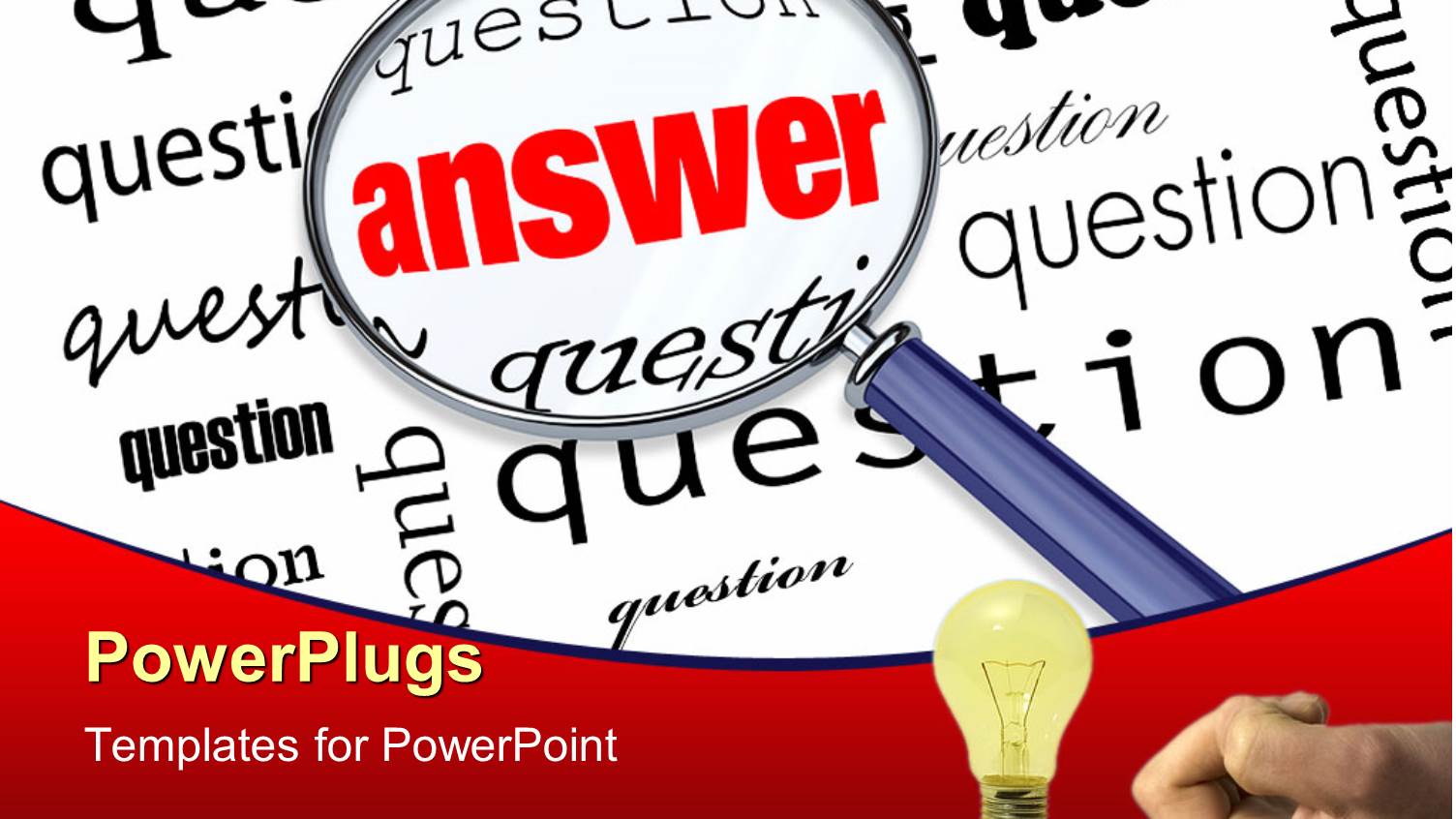 Search Glass Looking for Answer Amidst Several Questions 