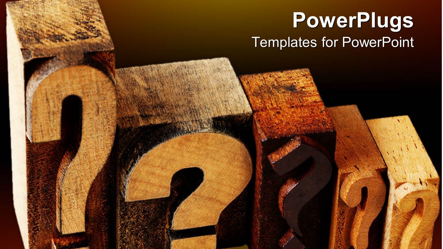 the Sequential Placement of Wooden Question Marks