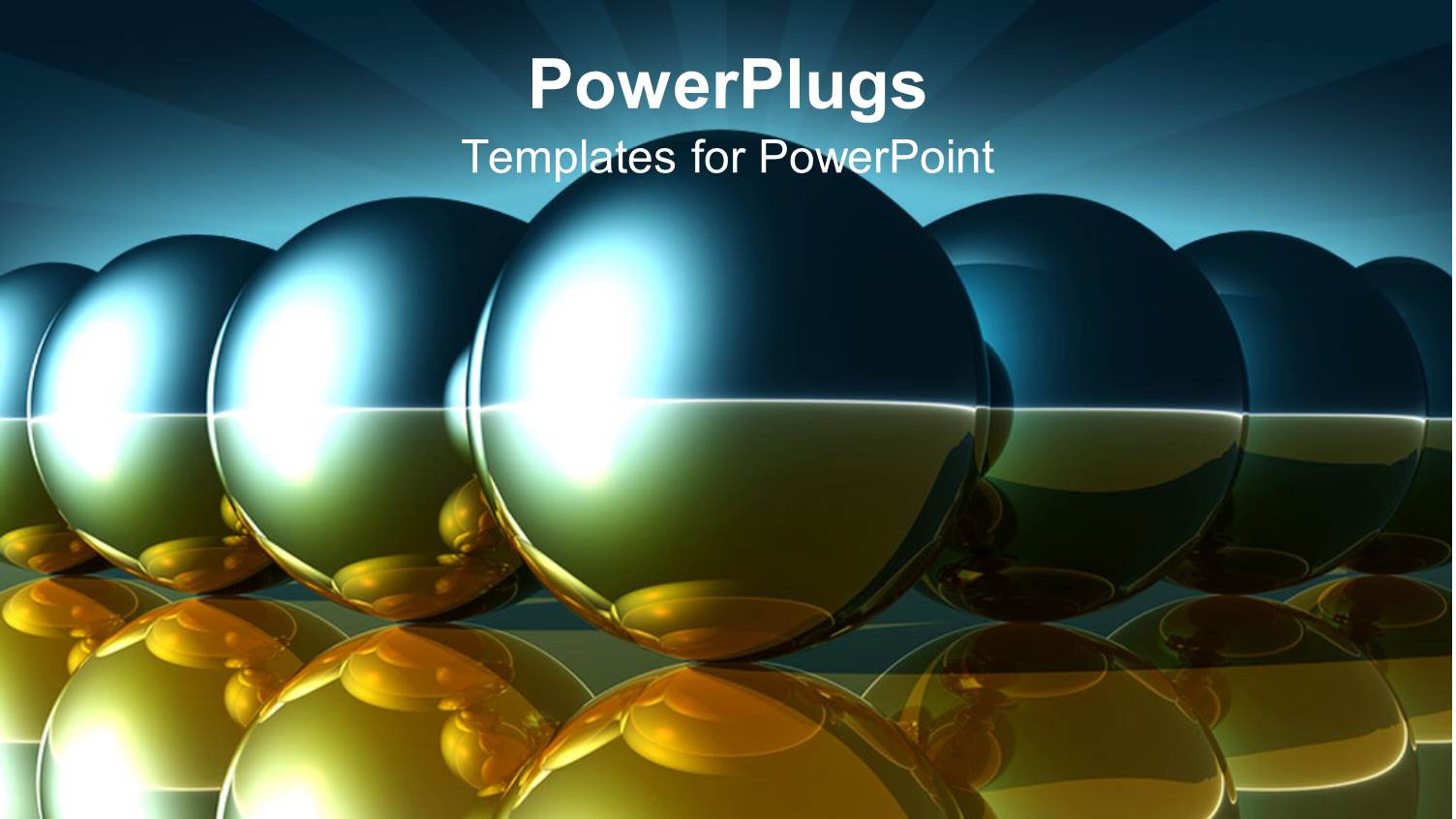 Series of Illuminated Balls with Reflection in Water