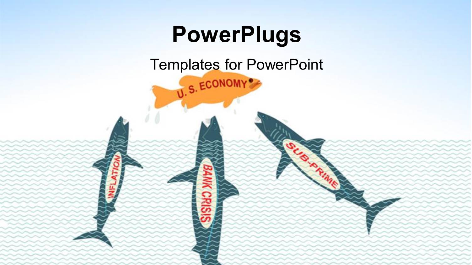 Shark Images Depicting a Picture of a Failing us Economy