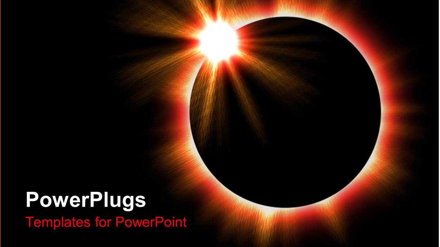 a Shot of a Complete Solar Eclipse in Space