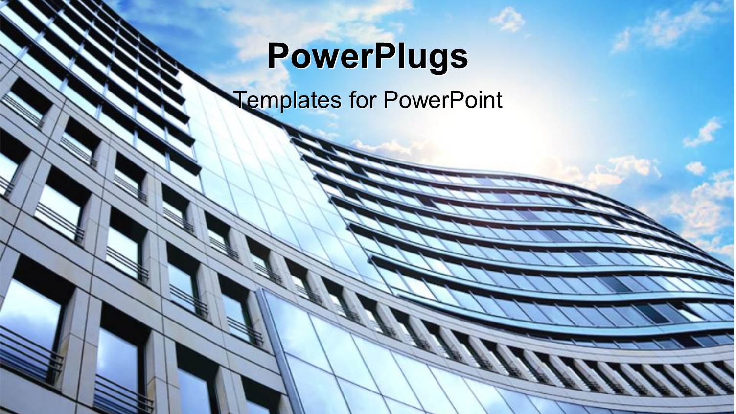 a Side View of a High Building and a Clear Sky