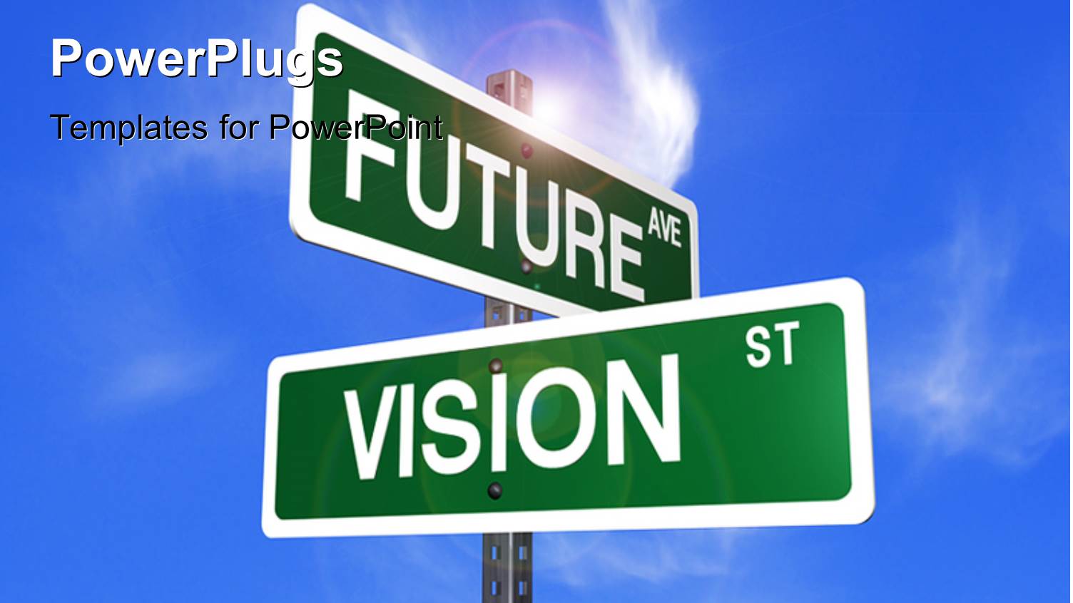 Sign Post at the Intersection of Future Ave and Vision St