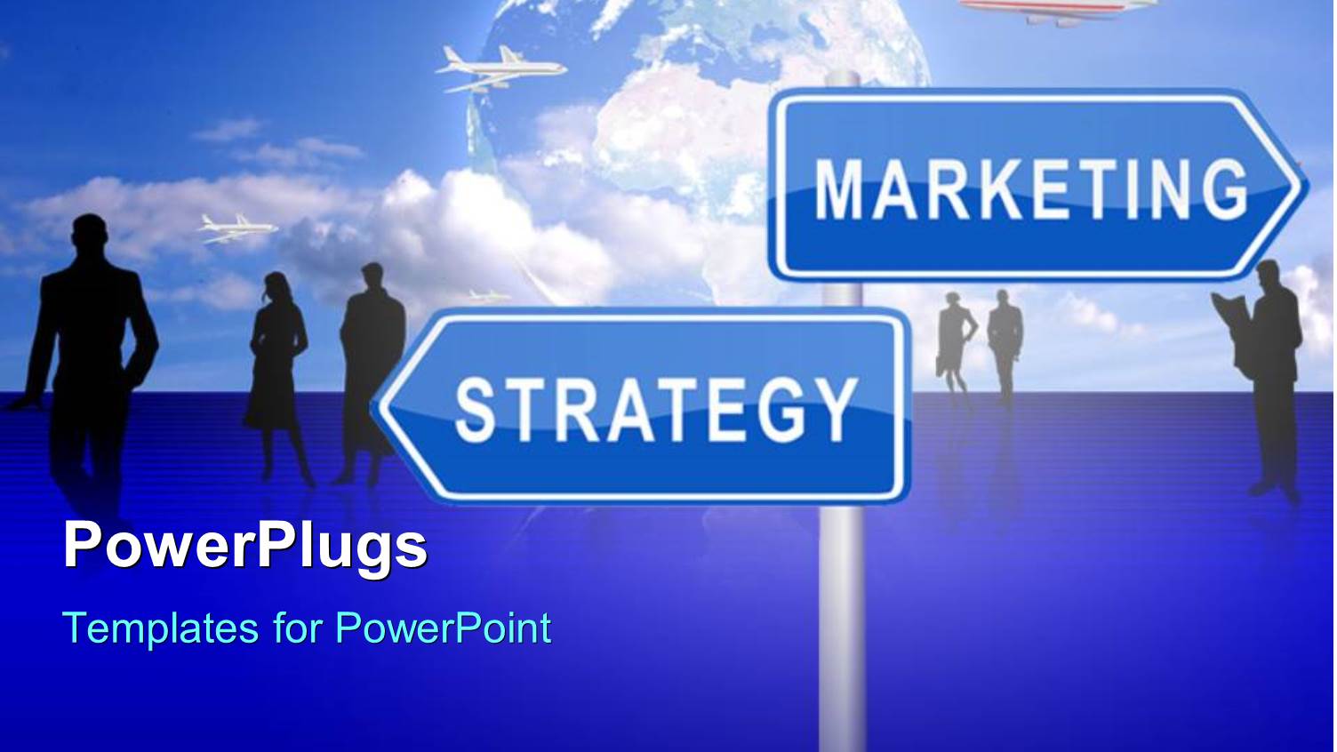 a Sign Post with Two Blue Boards and Text that Spell Out the Words