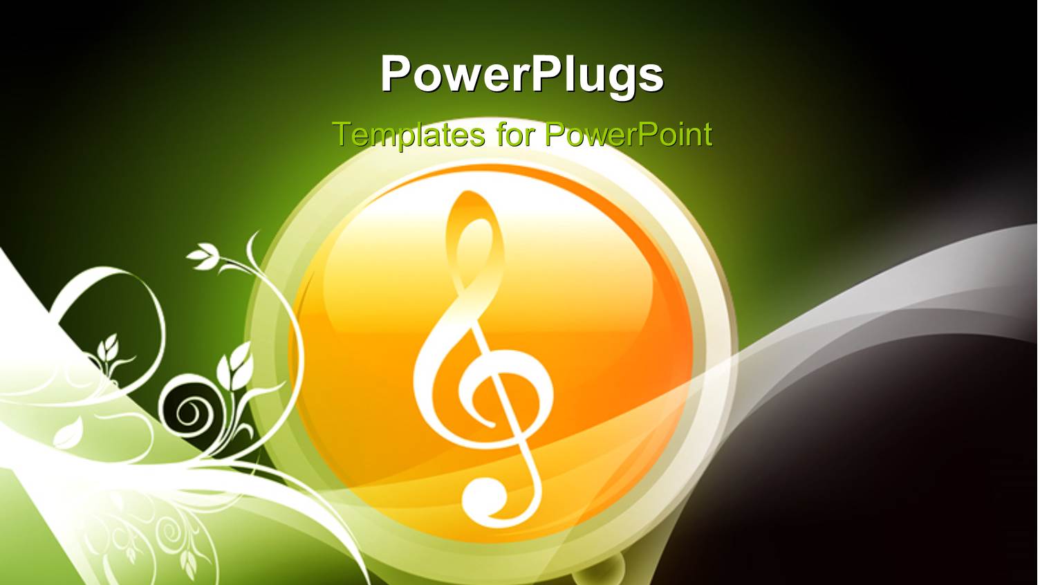 a Sign in a Yellow Ball with Greenish Background